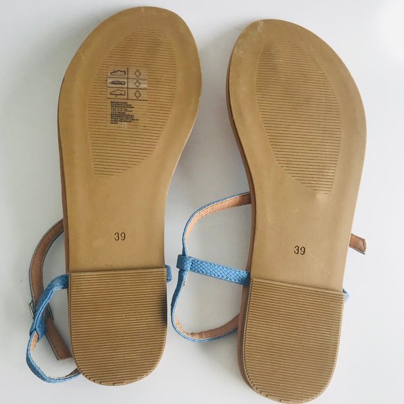 H&M Light Cobalt Blue Sandals - Picture 5 of 6